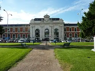 Le bâtiment voyageurs de la gare de Valladolid-Campo Grande.