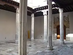 Patio des Études de l'ancien collège San Gregorio. Ce fut le premier des espaces réalisés.