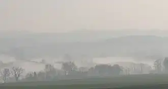 Brume d'un matin de printemps, dans la vallée des Évoissons