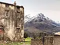 Maison ruinée et Monte Padro.
