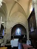 2e&nbsp;travée du chœur, côté nord.