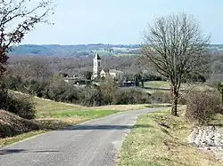 Le hameau de Saint-Félix en hiver.