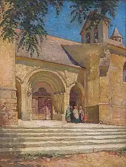 Église de Valréas par Émile Beaussier.