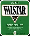 Étiquette de bière Valstar verte (100 cl)