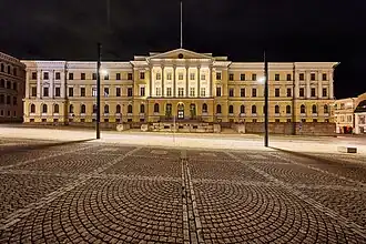 Palaid du gouvernement à Helsinki.