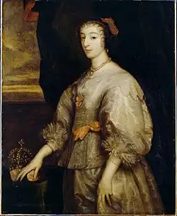 La Reine Henriette-Marie, 1632-1635.Dulwich Picture Gallery.