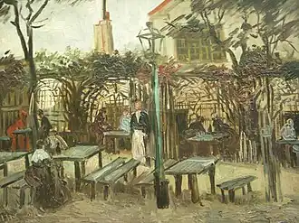 La Guinguette de Van Gogh (octobre 1886, musée d'Orsay).