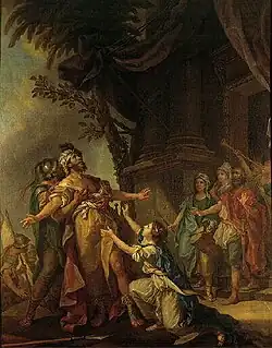 Le Vœu de Jephté (1785), musée des beaux-arts de Dijon.