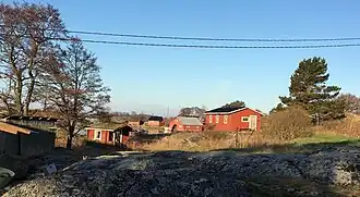 Vänö à proximité du port de plaisance.