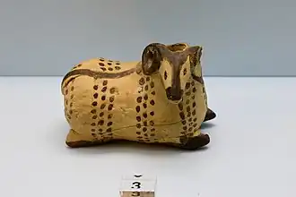 Vase zoomorphe (bélier). Corinthe, -VIe siècle.