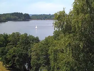 Le lac de Vassivière.