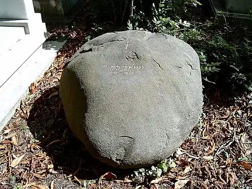 Tombe de Erzsébet Vaszkó.