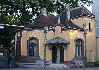 La caserne des pompiers de Senta, 1903-1904.