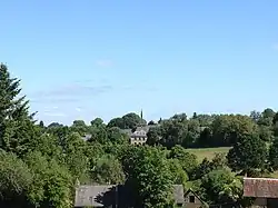 Vue globale d'un village