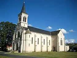 La chapelle Notre-Dame de Vaudouan de Briantes en 2012.
