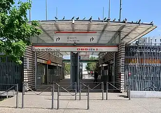 La station en avril 2019.