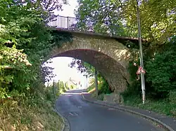 Ancien pont ferroviaire.