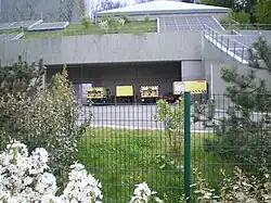 parking des véhicules d'entretien du Duplex A86