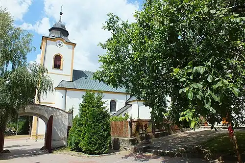 Église à Velká Bystřice.