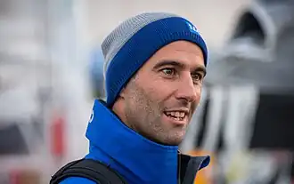 Armel Le Cléac'h, au départ du Vendée Globe 2016-2017.