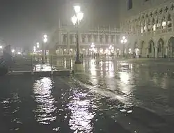 Venise en période d'acqua alta