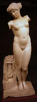 La Vénus Esquilin, une statue romaine ou hellénistique-égyptienne de Vénus (Aphrodite), qui peut être une représentation de Cléopâtre&nbsp;VII, musées du Capitole, Rome.