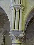 Colonnettes des voûtes.