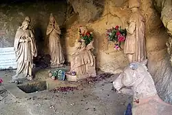 Le groupe sculpté du Pas de la Mule (2011).