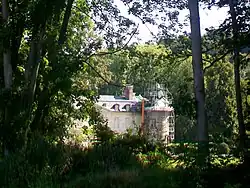 Façade sud-ouest du château.