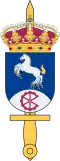 Blason du Verkstadsadministrativt centrum, qui fait partie des forces armées suédoises
