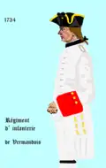régiment de Vermandois de 1734 à 1762