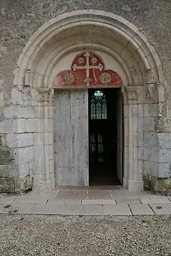 La porte du réfectoire.