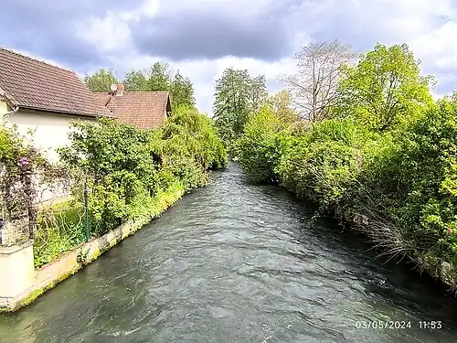 La Selle au pont de la rue E. Bourgeois.