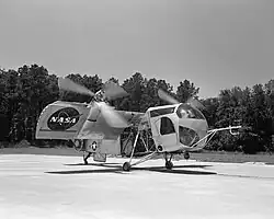Description de l'image Vertol VZ-2 (Model 76) NASA GPN-2000-001732.jpg.