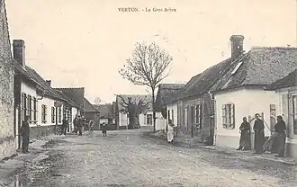 Vue du village vers 1910.