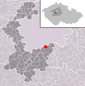 Localisation de Vestec