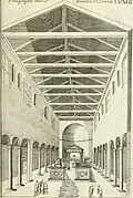 Intérieur de la basilique Saint-Clément-du-Latran dans Vetera Monimenta (1690)
