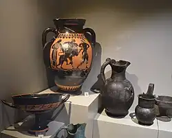 Objets de la zone de la Cuccimella. Seconde moitié du VIe siècle av. J.-C.