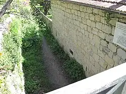 Vestiges de la Via Aurelia.