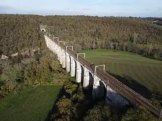 Le viaduc de la Bouzanne.