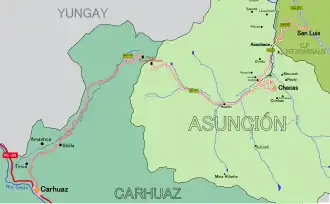 Voir la carte du tunnel.