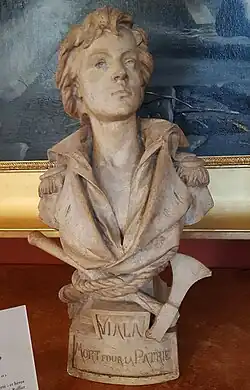 Buste en marbre de Viala