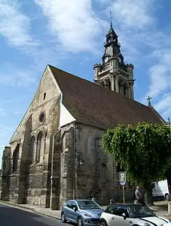 Le chevet de l'église : partie la plus ancienne de l'église.