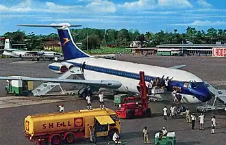 Un Vickers VC10 de Nigeria Airways semblable à celui impliqué dans l'accident.