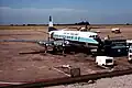 Un Vickers Viscount aux anciennes couleurs de la compagnie (1983).