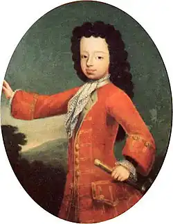 Victor-Amédée de Savoie, vers 1710, château royal de Racconigi.