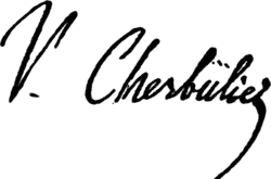 signature de Victor Cherbuliez