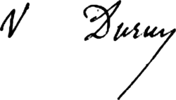 signature de Victor Duruy