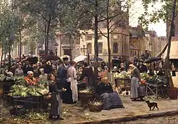 Le Carreau des halles, Vers 1880Musée Malraux, Le Havre