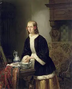 Victor Kühnen, Dame faisant sa toilette, 1836